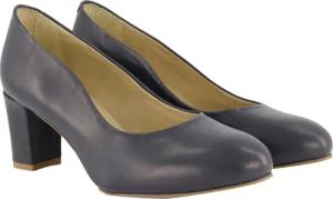 Ulla Popken Leder-Pumps Wellenschnitt Weite H