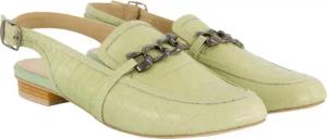 Ulla Popken Leder-Mules Kroko-Optik Weite H