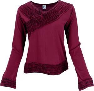 Guru-Shop Longsleeve Langarmshirt Boho-chic, Hare Krishna