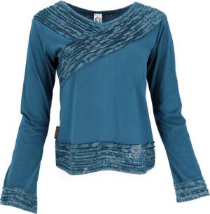 Guru-Shop Longsleeve Langarmshirt Boho-chic, Hare Krishna
