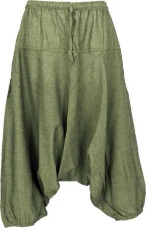 Guru-Shop Relaxhose Aladinhose, Pluderhose, Shorts 7/8