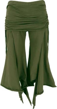 Guru-Shop Relaxhose Palazzohose, Hippie Schlaghose mit..