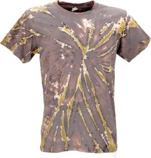 Guru-Shop T-Shirt Batik T Shirt, Herren