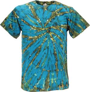 Guru-Shop T-Shirt Batik T Shirt, Herren