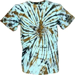 Guru-Shop T-Shirt Batik T Shirt, Herren