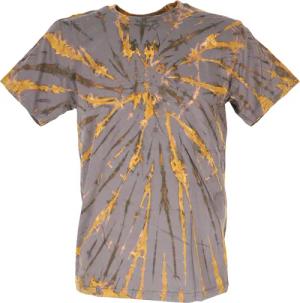 Guru-Shop T-Shirt Batik T Shirt, Herren