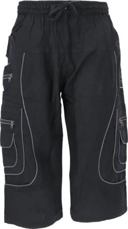 Guru-Shop Relaxhose 3/4 Yogahose, Goa Hose,