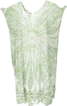 Guru-Shop Midikleid Boho Kaftan, langes Kurzarm