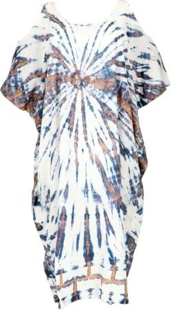 Guru-Shop Midikleid Boho Kaftan, langes open