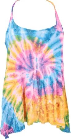 Guru-Shop T-Shirt Sommerliches Boho Batik Top,