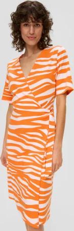 s.Oliver Minikleid Kleid mit V-Ausschnitt