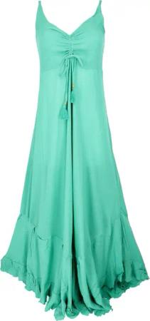 Guru-Shop Midikleid Maxikleid, Boho Sommerkleid, langes