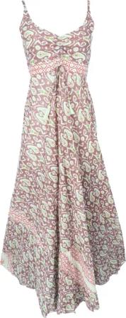 Guru-Shop Midikleid Luftiges Maxikleid, Boho Sommerkleid,..