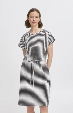 b.young Midikleid BYPANDINNA Lässiges gestreiftes Kleid