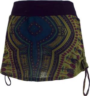Guru-Shop Minirock Minirock, Dashiki Yogarock zum