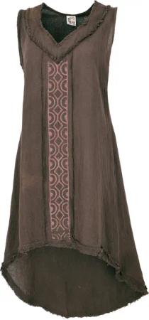 Guru-Shop Midikleid Natürliches Tunikakleid, Maxikleid, Boho..