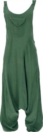 Guru-Shop Relaxhose Natürliche Boho Latzhose, Overall,