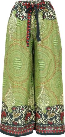 Guru-Shop Relaxhose Palazzohose, Schlaghose, Boho Sommerhose,..