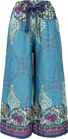 Guru-Shop Relaxhose Palazzohose, Schlaghose, Boho Sommerhose,..
