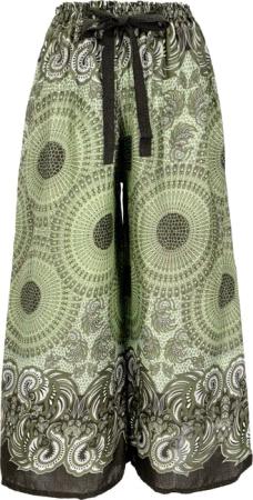 Guru-Shop Relaxhose Palazzohose, Schlaghose, Boho Sommerhose,..