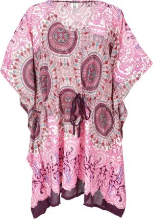Guru-Shop Longbluse Poncho, Mandala Tunika, Boho