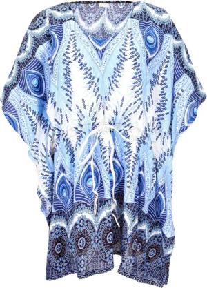 Guru-Shop Longbluse Poncho, Mandala Tunika, Boho