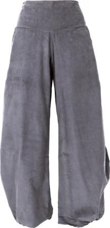 Guru-Shop Relaxhose Weite Cord Pluderhose, Feincord