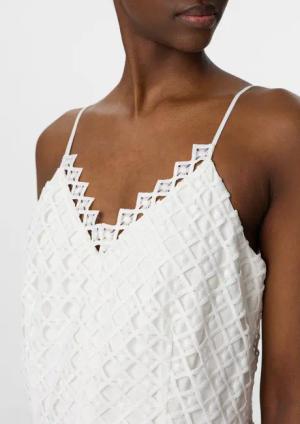 Comma Maxikleid Midi-Kleid aus Spitze mit