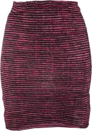 Guru-Shop Minirock Minirock, Boho Strickrock, Ethnorock