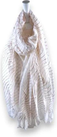 VewoTex Modeschal Damen Sommer Schal Glitzer