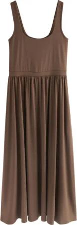 Next Jerseykleid Sommerliches, tailliertes Jersey-Kleid (1-tlg)