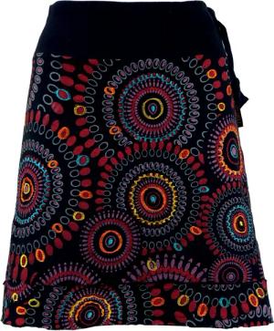 Guru-Shop Minirock Bestickter Minirock, Boho chic