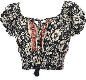 Guru-Shop Longbluse Blusentop Boho chic, Hippie