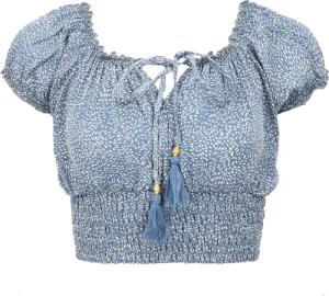 Guru-Shop Longbluse Blusentop Boho chic, seidige