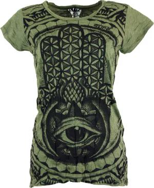 Guru-Shop T-Shirt Sure T-Shirt Fatimas Hand