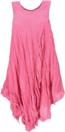 Guru-Shop Midikleid Boho Sommerkleid, luftiges Krinkelkleid,..