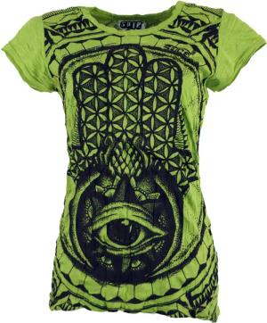 Guru-Shop T-Shirt Sure T-Shirt Fatimas Hand