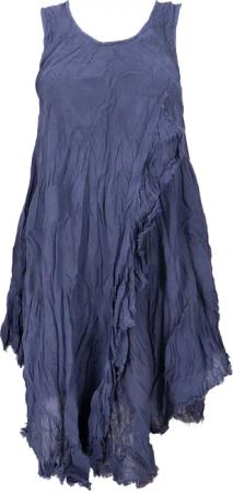 Guru-Shop Midikleid Boho Sommerkleid, luftiges Krinkelkleid,..