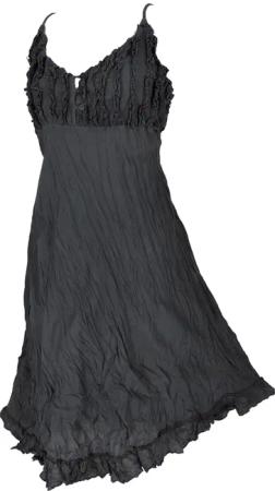 Guru-Shop Midikleid Boho Sommerkleid, luftiges Krinkelkleid,..