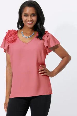 Witt Klassische Bluse Kurzarmbluse