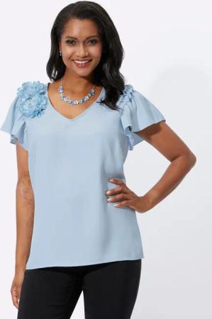 Witt Klassische Bluse Kurzarmbluse