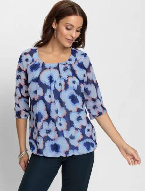 Witt Klassische Bluse Georgettebluse