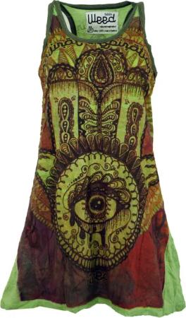 Guru-Shop T-Shirt Weed Top, Longshirt, Minikleid