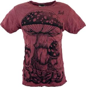 Guru-Shop T-Shirt Sure Herren T-Shirt Fliegenpilz