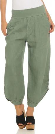 Mississhop Leinenhose 100 % Leinen Sommerhose,