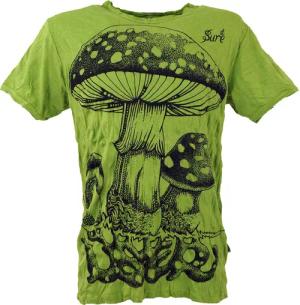 Guru-Shop T-Shirt Sure Herren T-Shirt Fliegenpilz