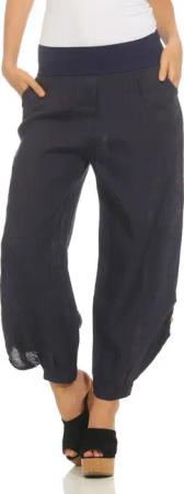 Mississhop Leinenhose 100 % Leinen Sommerhose,