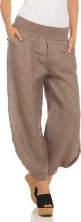 Mississhop Leinenhose 100 % Leinen Sommerhose,