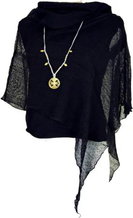 Guru-Shop Langjacke Goa Poncho, Sommerponcho, Festival