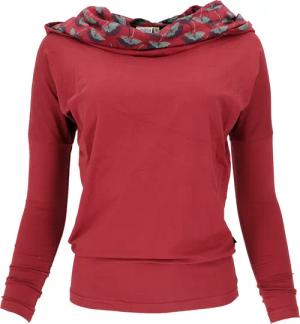 Guru-Shop Longsleeve Lockeres Longshirt aus Bio-Baumwolle,